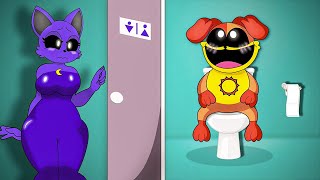 Catnap X Dogday Wc Trouble | Poppy Playtime Chapter 3 Animation