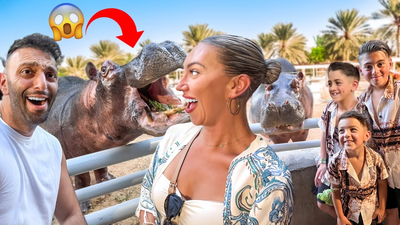 WIJ GAAN WILDE DIEREN VOEREN IN ABU DHABI!🦒 | #978