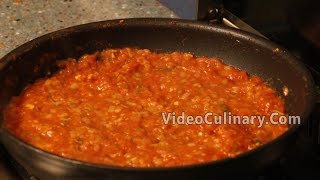 Tomato Sauce for Pizza Recipe - Video Culinary