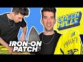 How to apply patches onto football shirts with a home iron 