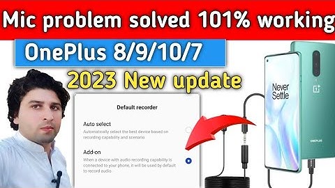 OnePlus 8 mic problem solved 200% working | 2023 new update | mic problem solved