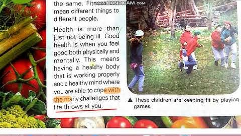 Class 7th Ch#5 Fit and healthy (Good health)