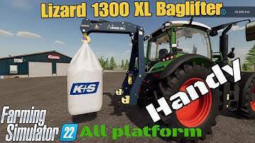 Lizard 1300 XL Baglifter  / mod for all platforms on FS22