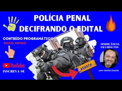 COMO ESTUDAR PARA O CONCURSO DA POLÍCIA PENAL I DEPEN/PR