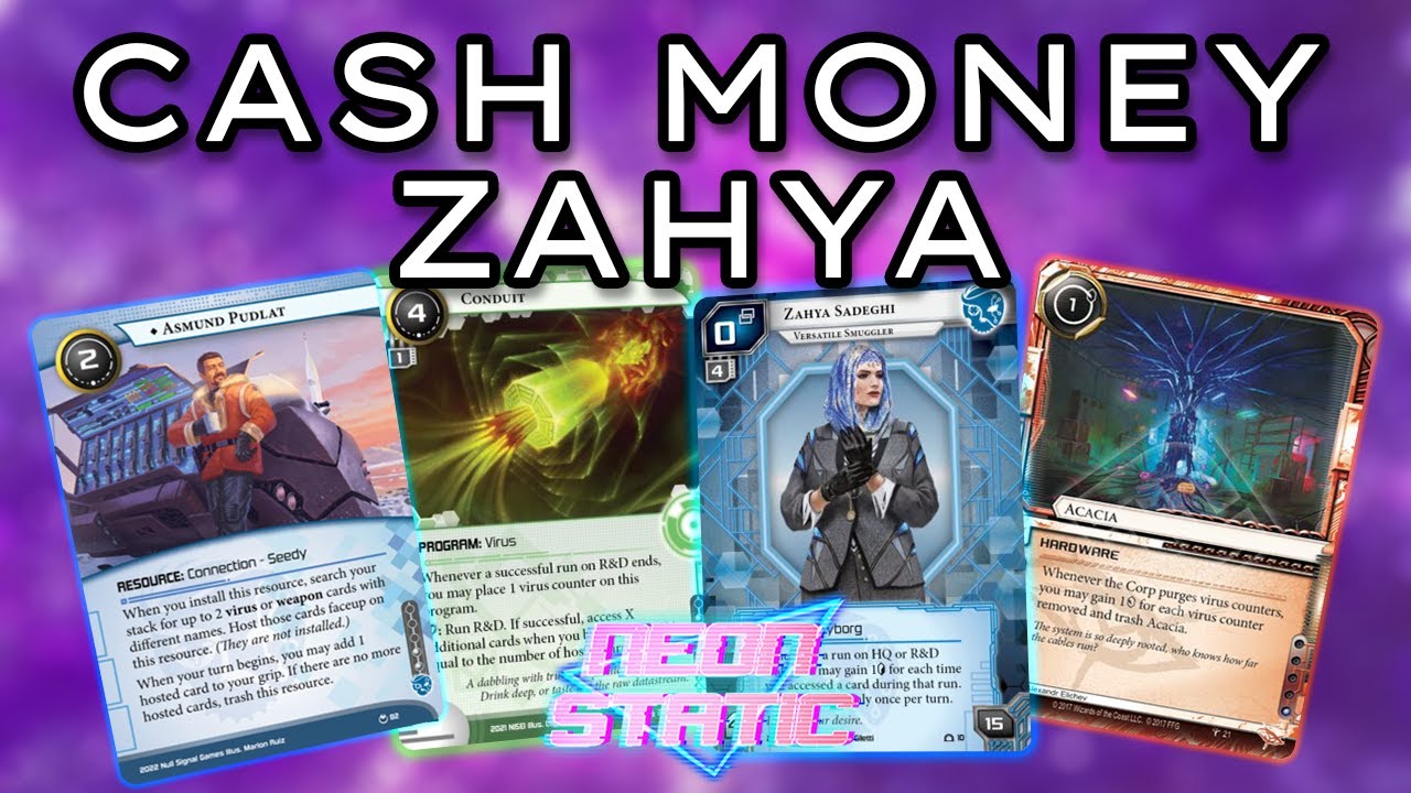 Netrunner - Cash Money Zahya - LIVE IRL Games thumbnail