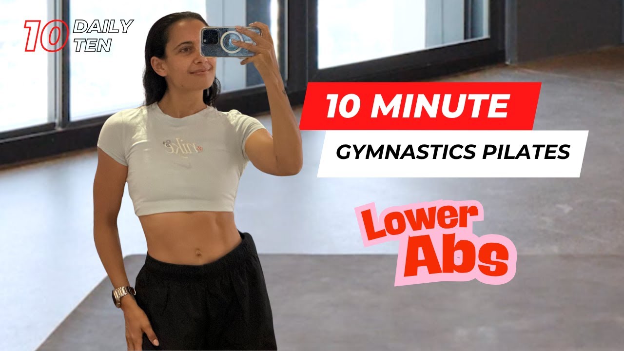 Гимнастический мат-пилатес — 10-минутная тренировка мышц кора | Daily Ten | Шона Верчу