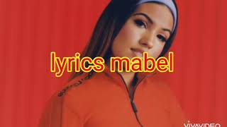 Mabel - Put your name on It (Lyric Video) LYRICS MABEL