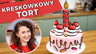 Dekoracja w stylu CARTOON CAKE. Tort urodzinowy dla dziecka! Z nami Ci się uda 💪🏻