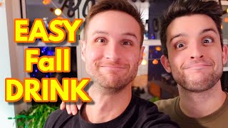 30 SECOND Cocktail 🎃 | Chris and Clay