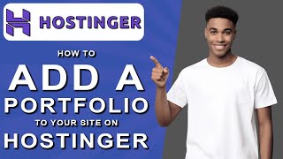 How to add a portfolio to your site on hostinger (2024)