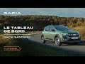 Dacia sandero stepway  comment utiliser le tableau de bord  fr