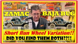 Rare Hot Wheels Short Run ZAMAC Baja Bug Wheel Variation | Hot Wheels