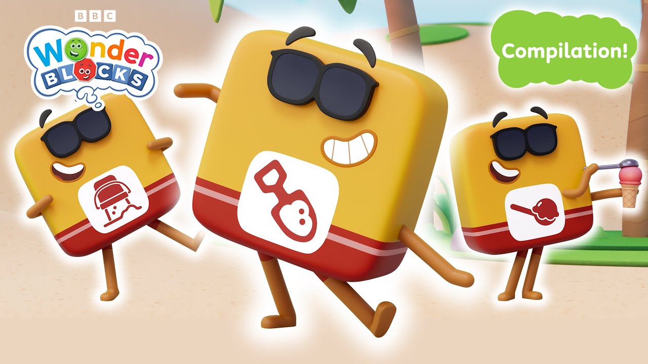 Summer Beach Day Code Building 🌞 | Problem-Solving for Kids | 