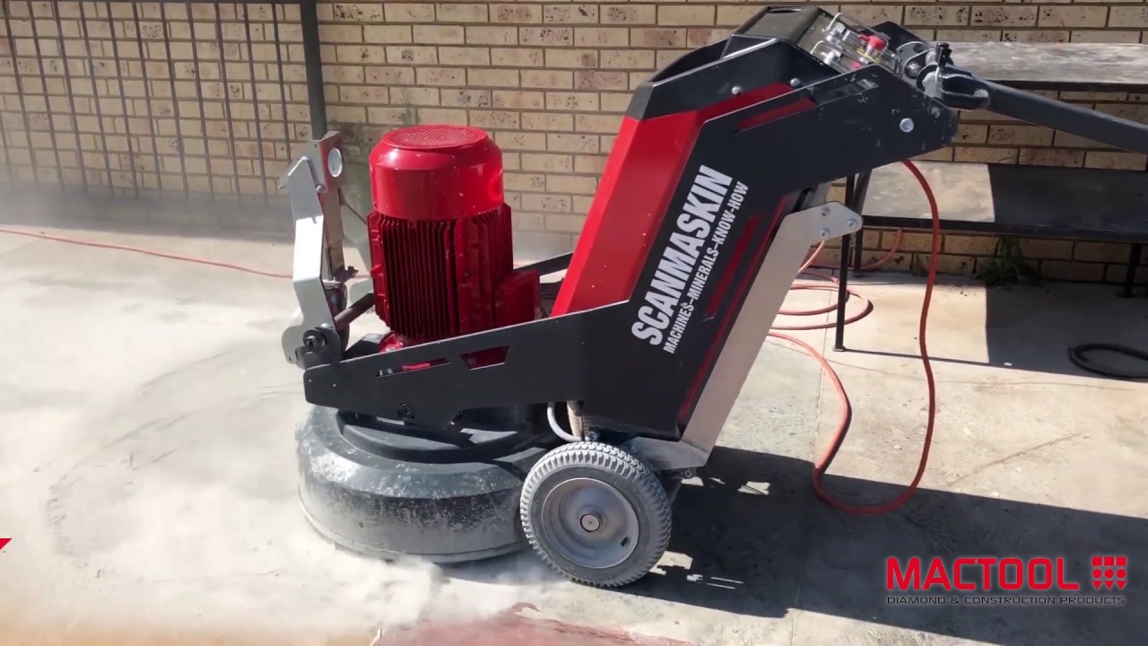 Mactool Presents the SCANMASKIN 32 World Series Floor Grinder!