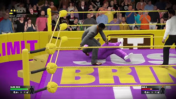 Def Jam 2K17 - Slick Rick vs Dan G - The Limit - Chris Jericho Attacks