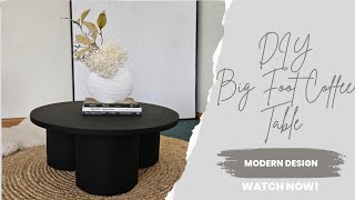 DIY Big Foot Coffee Table