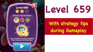 Inside Out Thought Bubbles - Level 659 - Tips and Strategy Gameplay Walkthrough Youtube No Boosters