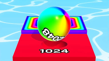 Ball Run 2048 Merge Number ! MAX LEVELS Gameplay Walkthrough New Update Part 569 android, ios