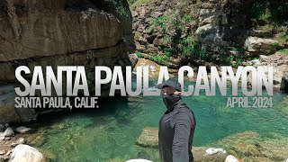 Hike through Santa Paula Canyon  4K  April 2024
