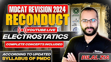 MDCAT Reconduct 2024 | Electrostatics | Revision Classes | Sindh | SZABMU | Physics