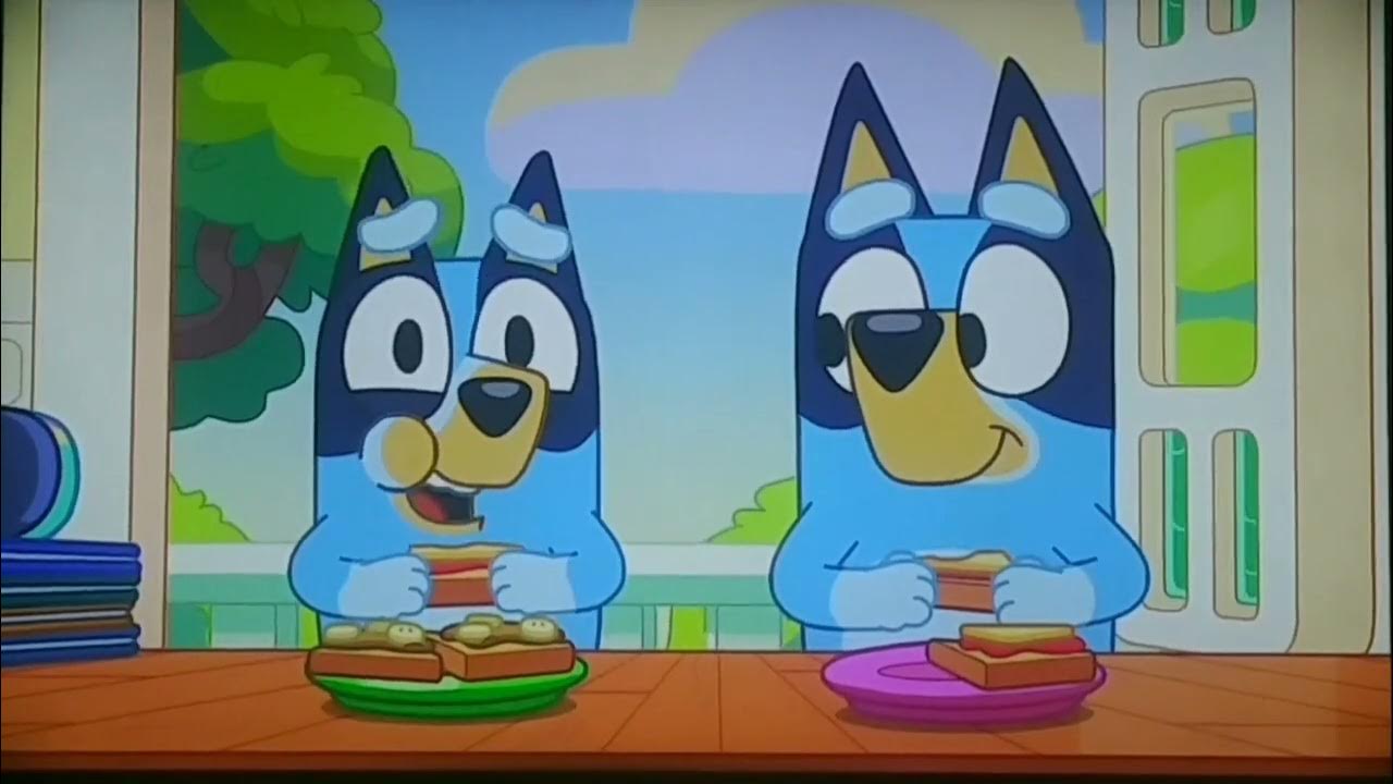 Mini Bluey tries some Cheese & Jam YouTube
