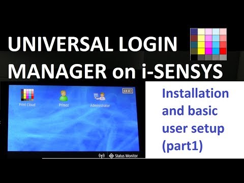 Universal Login Manager (part1) - Install and basic user setup