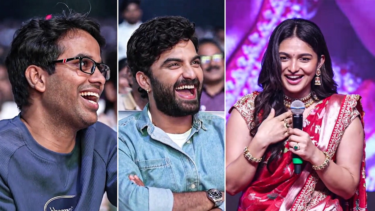 Actress Kayadu Lohar Cute Speech @  Funky Pre-Release Event | Vishwak Sen | Anudeep Kv | Filmy Hunk