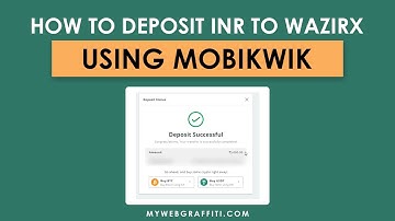 How to Deposit INR to your WazirX account using MobiKwik? | New Update | Payment using MobiKwik