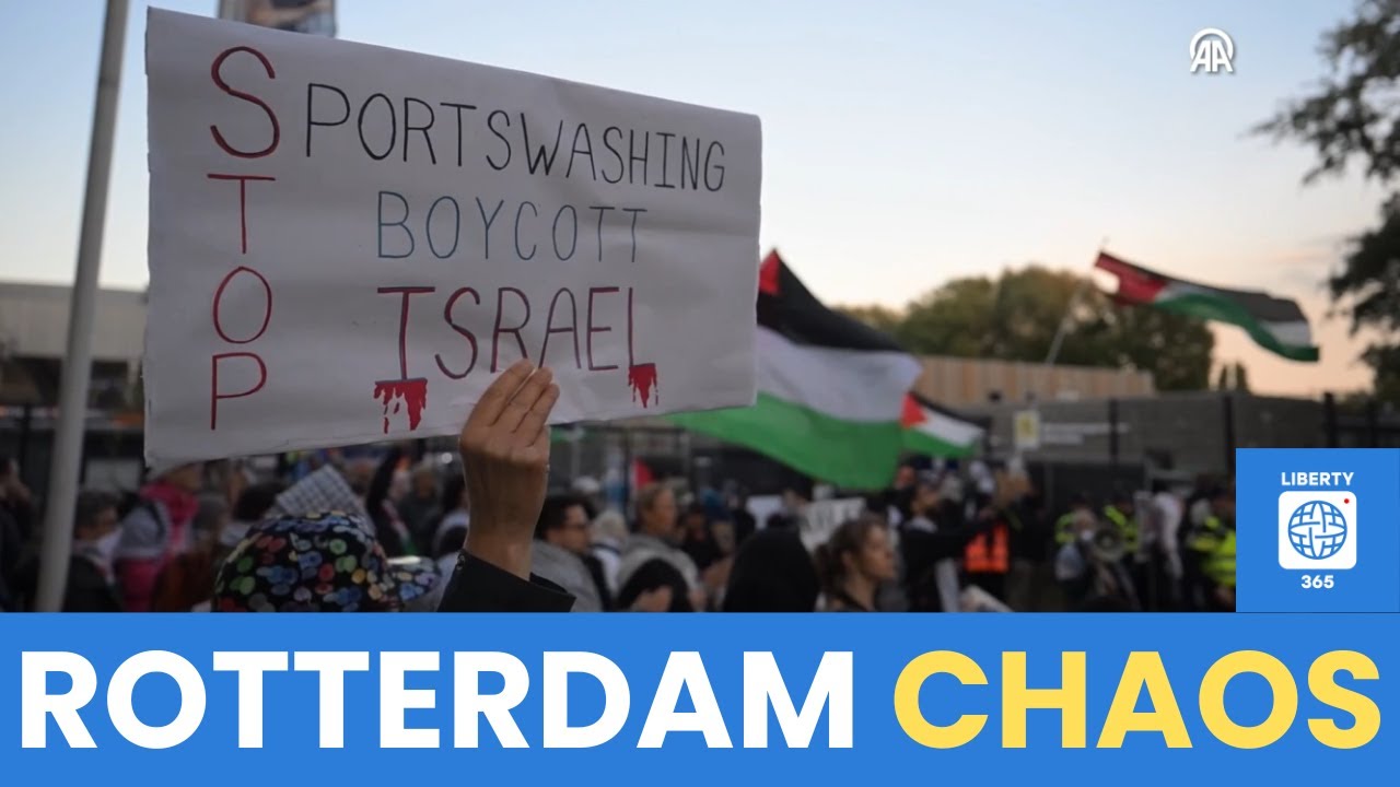 Chaos at European Baseball Championship in Rotterdam | Protest Halts Entry