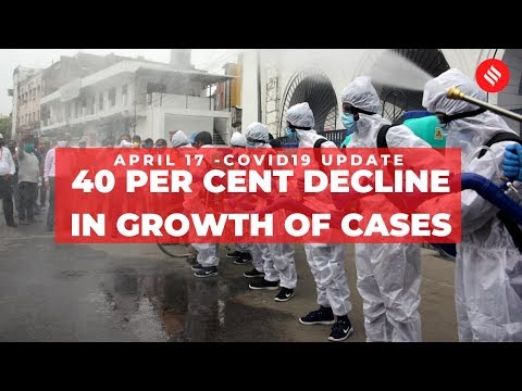 Coronavirus on April 17, India sees 40% decline in growth of cases