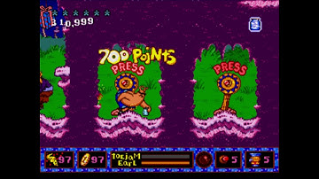 [Sega Genesis] - ToeJam & Earl in Panic on Funkotron - Level 9 - Pesky Place