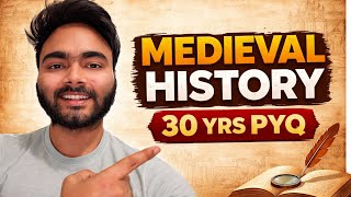 Medieval History PYQ | Last 30 Years Questions 🔥 SSC CGL 2026 Strategy