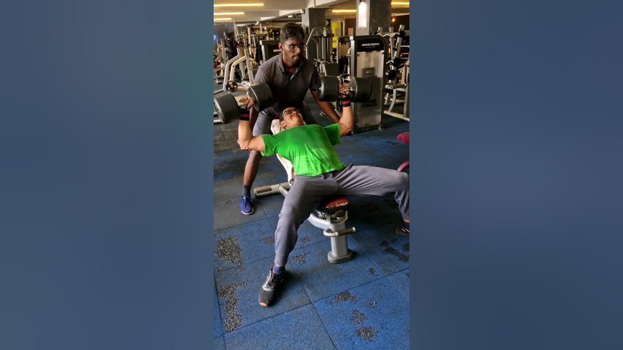 50kg*2 ×9 Reps_Chest Day Workout_Fully Bulk Session_184lbs YouTube