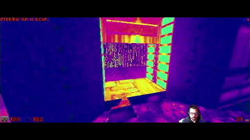 Doom RTX - Halls of the Damned - E2M6 with Maps Of Chaos @ 320 X 200 Ray Tracing