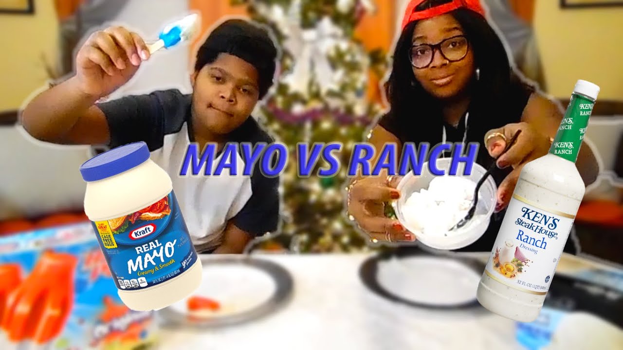 MAYO VS RANCH| TASTE TEST CHALLENGE - YouTube