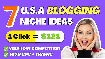 7 High CPC Blogging Niche For U.S.A | US Blogging Niches 2023 | micro niches 2023