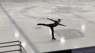 Dave Lease 2022 Adult Figure Skating Championships Silver Men I 2nd place 