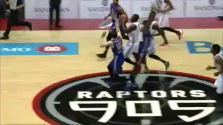 Raptors 905 Highlights: Scott's Half Court Buzzer Beater - January 16, 2016