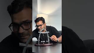 Newtons Cradle ka Magic🤔 #ytshorts #shortsfeed #science #experiment #physics #viral