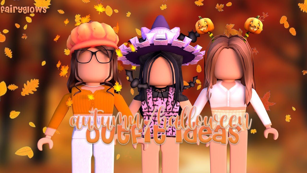 Aesthetic Halloween Fall Outfit Ideas Fairyglows With Codes Youtube - aesthetic halloween roblox avatars