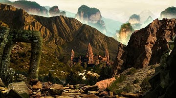 DIGITAL MATTE PAINTING - MY FIRST TRY | PHOTOSHOP DEMO |