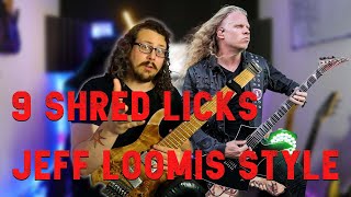 9 Licks in the Style of JEFF LOOMIS