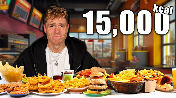 15 000 KALORIA PÄIVÄSSÄ