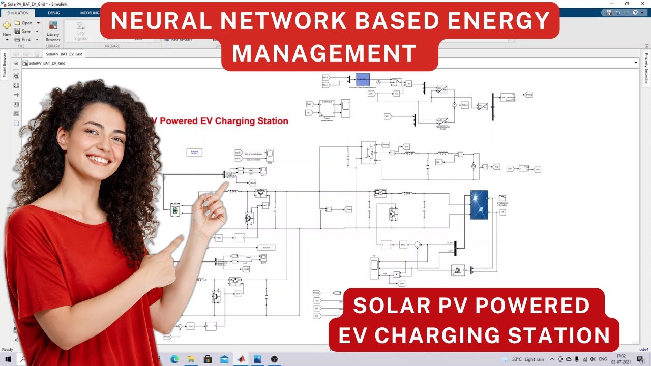 EV Charging solar pv powered ev charging station in matlab YouTube