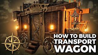 Windrose - How To Build A Transport Wagon and Road 🏴☠️🔨