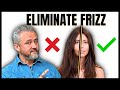 8 Small Changes to GET RID OF FRIZZY HAIR FOREVER! #frizzyhair #frizzyhairsolution #Justdefrizz