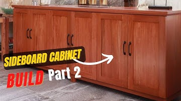 SIDEBOARD CABINET | BUFFET TABLE CABINET BUILD PART 2