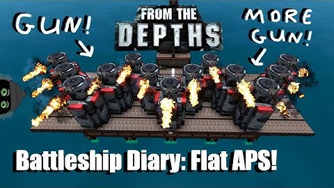 Battleship Diary #2: Flat APS, Monster LAMS, and Armor! From the Depths