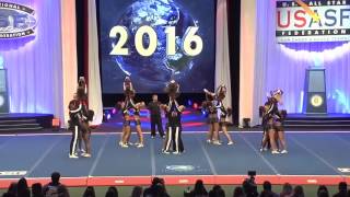 KC Cheer Fierce 5 Worlds 2016 (Semi-Finals)