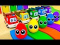 Learn Fruits 🍎 Animals 🐶 Colors 🌈 for Kids | Toddler Town Kids Learning Gameplay Video 👶🎮